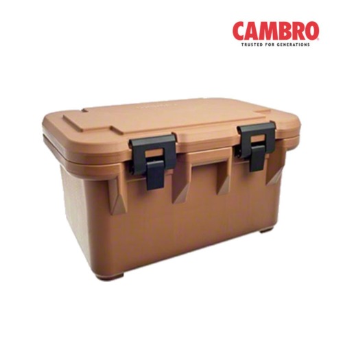 [CAMBRO] 보온 보냉 단열 푸드팬캐리어 캠핑박스 커피베이지 43L(UPCS180157)
